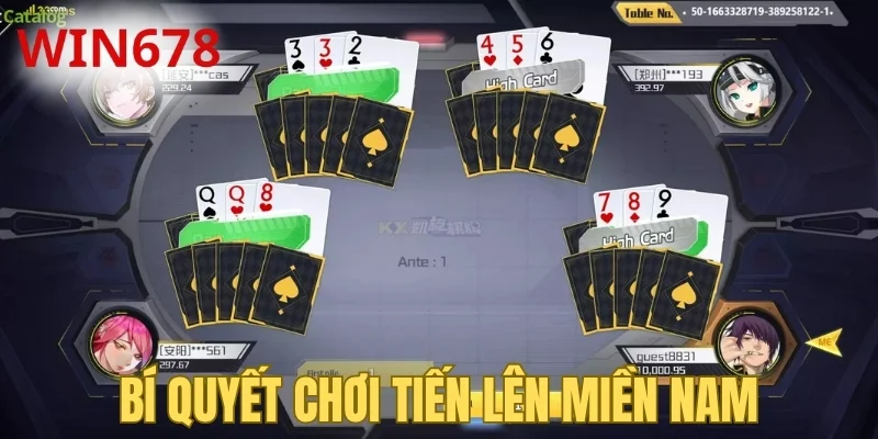 Bí quyết chơi tiến lên miền Nam