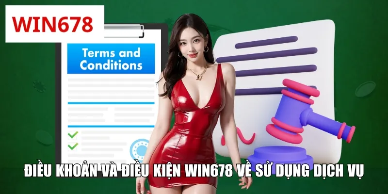 Điều khoản và điều kiện WIN678 về sử dụng dịch vụ
