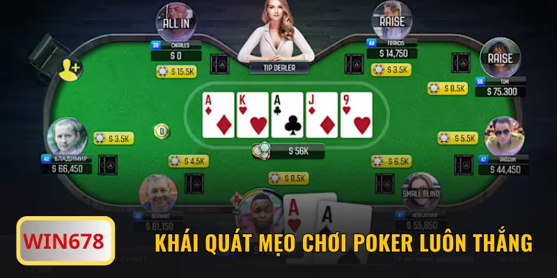 Khái quát mẹo chơi Poker luôn thắng