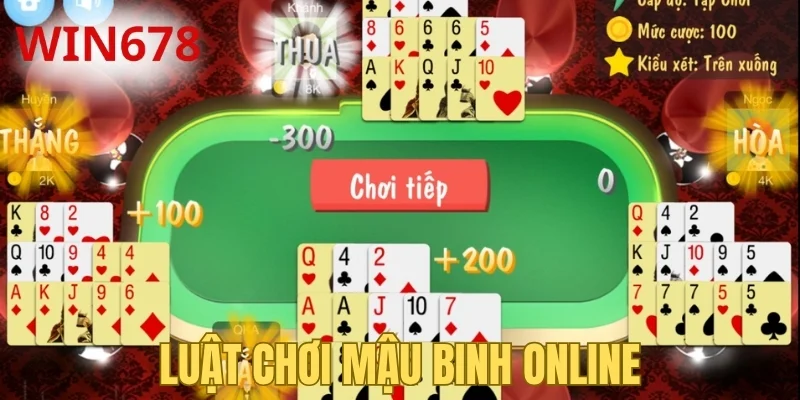 Hướng dẫn luật chơi Mậu Binh online