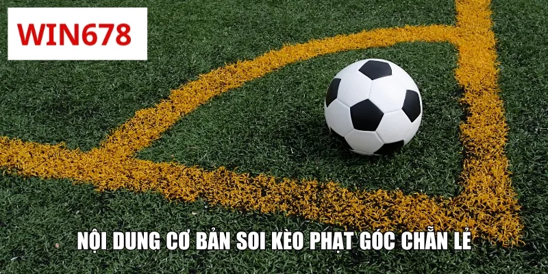 Nội dung cơ bản soi kèo phạt góc chẵn lẻ