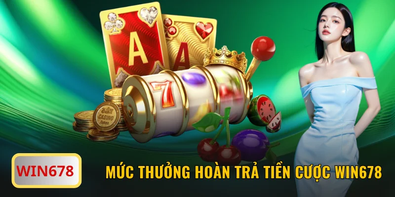 Nội dung mức thưởng hoàn trả tiền cược WIN678