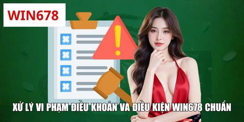 Xử lý vi phạm điều khoản và điều kiện WIN678 chuẩn
